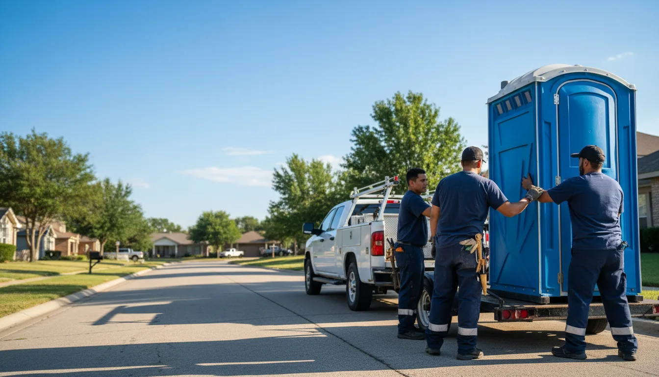 Portable Toilet Rental in Lott, TX near me